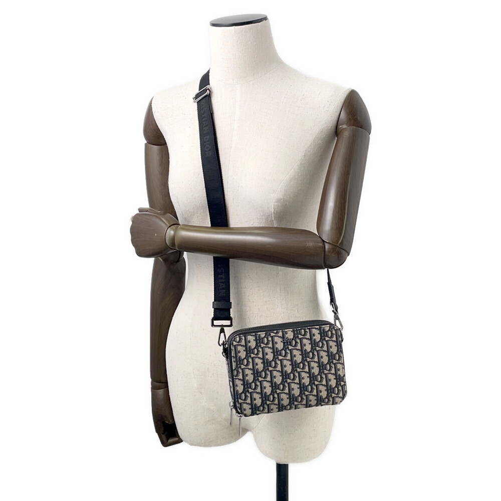 Christian Dior Shoulder Bag Oblique Canvas Trotter - Picture 4 of 12